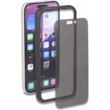 Delock Tempered Glass Privacy Screen Protector für Apple iPhone 17 Pro mit 2-Wege-Anti-Spy-Filter und Installationshilfe (81647)