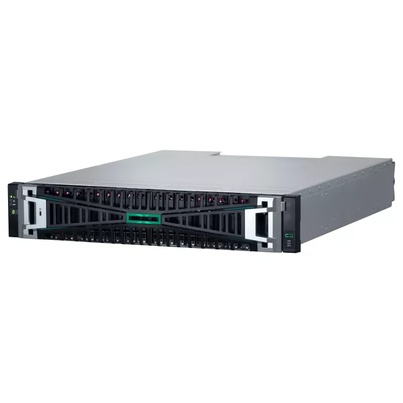 HPE MSA 2070 SFF 2x10/25GbE iSCSI 4-port Cntrl 12x3,84TB SSD 4x25Gb iSCSI XCVR 46TB Storage Array