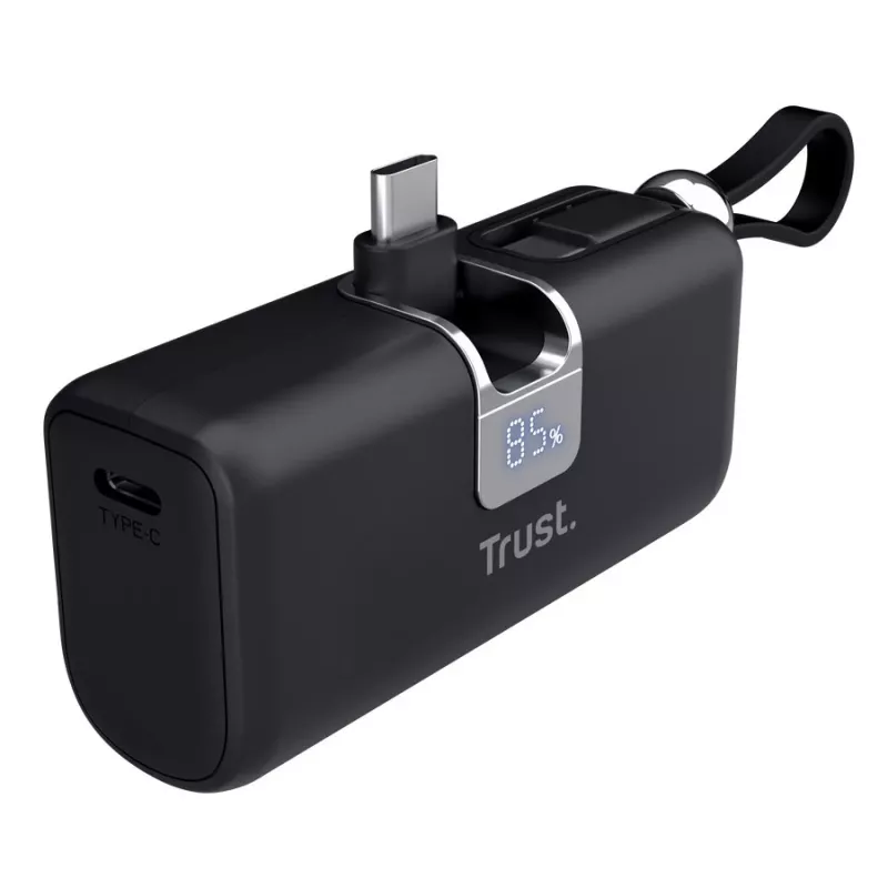 Trust Mobile Pacto Power Bank 5000 mAh Schwarz
