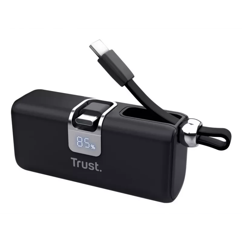 Trust Mobile Pacto Power Bank 5000 mAh Schwarz