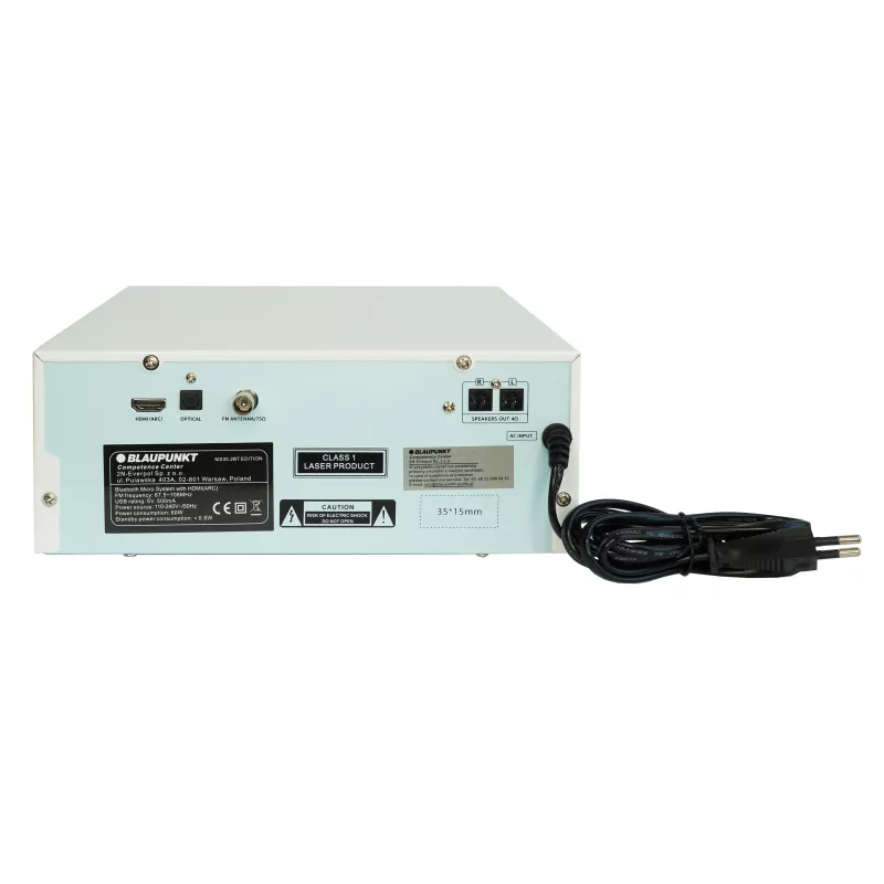 Blaupunkt MS30.2BT Edition Micro System mit Bluetooth, CD, USB, HDMI ARC, FM-Radio, 2x25W RMS, Schwarz
