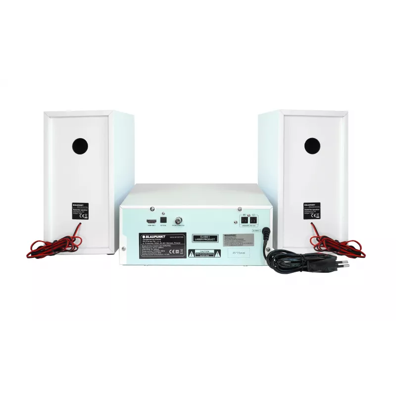 Blaupunkt MS30.2BT Edition Micro System mit Bluetooth, CD, USB, HDMI ARC, FM-Radio, 2x25W RMS, Schwarz