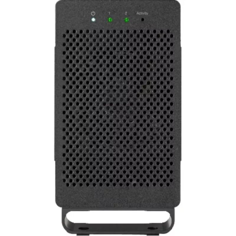 OWC Mercury Elite Pro Dual - Externes RAID-Gehäuse - 2 Schächte - 2,5/3,5 Zoll - SATA I/II/III - USB 3.1 Gen 1 & eSATA - Aluminium - Schwarz