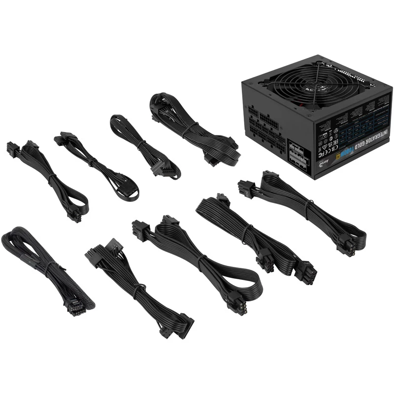 Aerocool Integrator Gold 1000W Netzteil ATX Schwarz