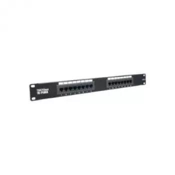TRENDnet Patchpanel - CAT 6 - 48 Ports - 2U Rack-Montage - ungeschirmt - Schwarz