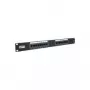 TRENDnet Patchpanel - CAT 6 - 48 Ports - 2U Rack-Montage - ungeschirmt - Schwarz