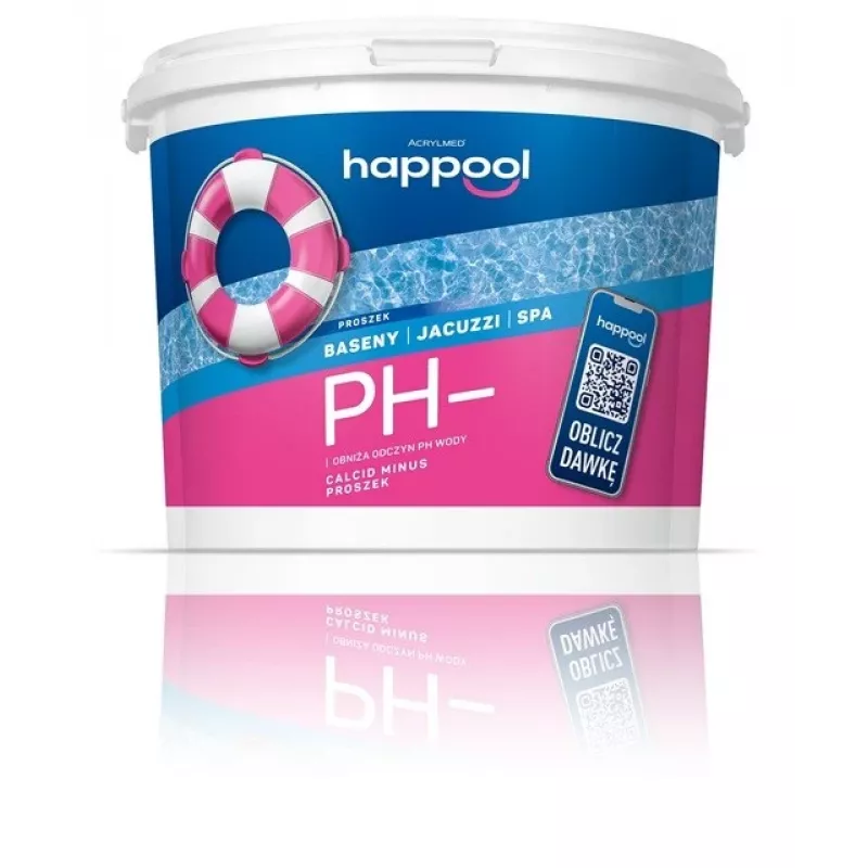 Acrylmed CALCID MINUS Pulver zur Senkung des pH-Werts von Wasser, 3 kg