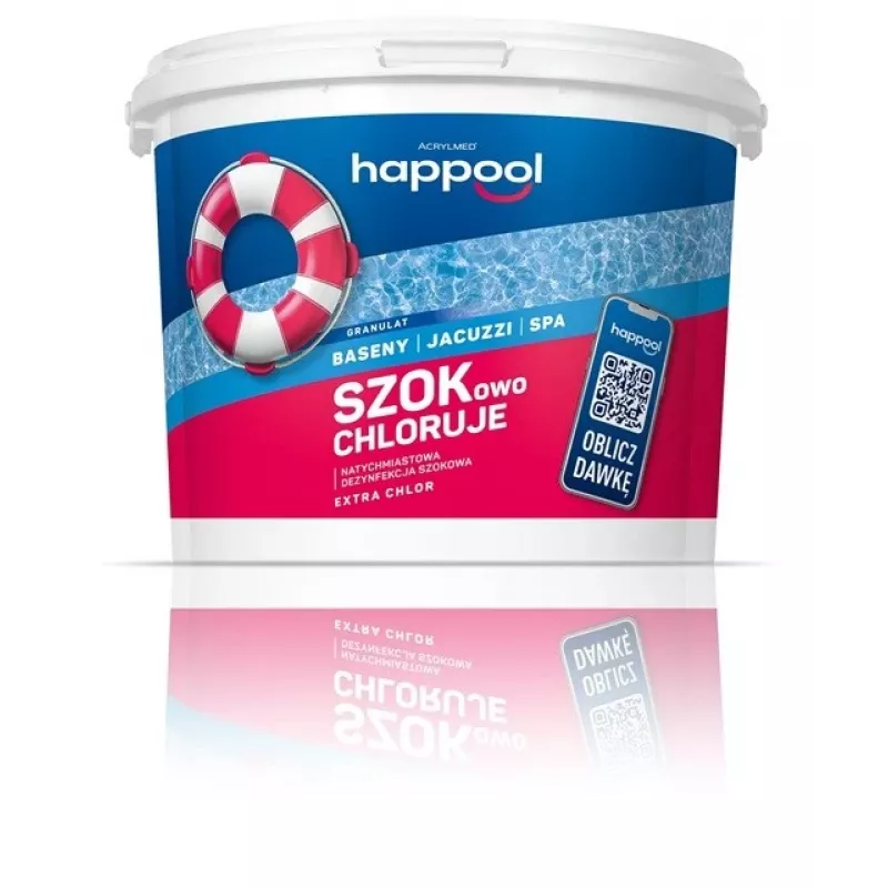 Acrylmed EXTRA CHLOR Granulat zur Bekämpfung von Bakterien, Pilzen und Algen im Schwimmbadwasser, 3 kg