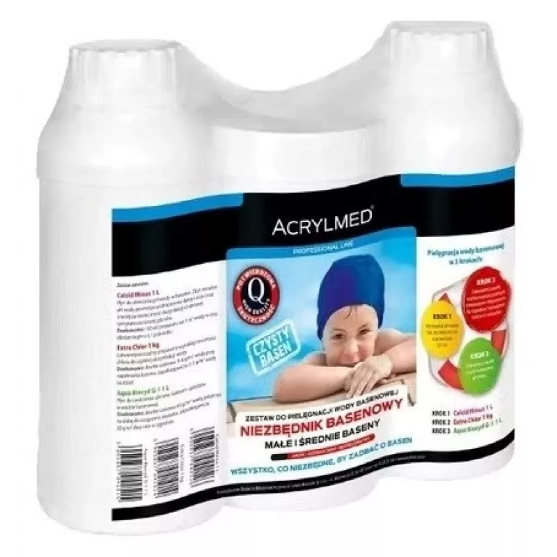 Acrylmed Water Care Kit - 3 x 250 ml Aquarium-Wasserpflegeset