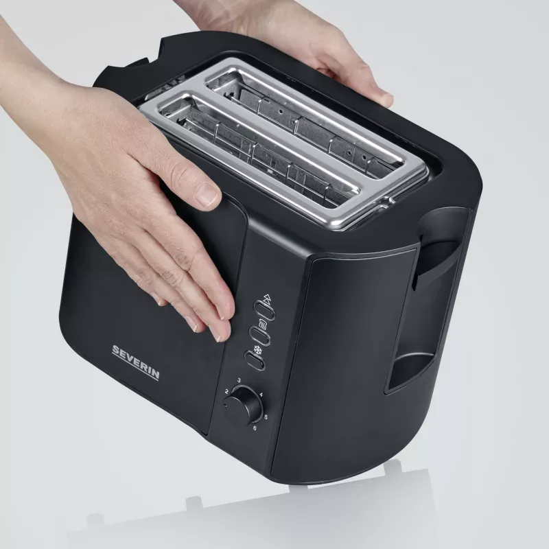 Severin AT 9552 Toaster 2 Slice Black 800 W