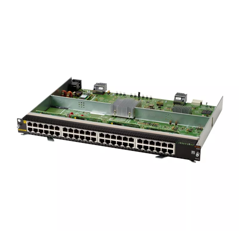 HP ENTERPRISE HPE Aruba Networking 6400 48-Port 1GbE Class 4 PoE v2 Modul - Switch-Modul - L3 - 48 x 10/100/1000 (PoE)