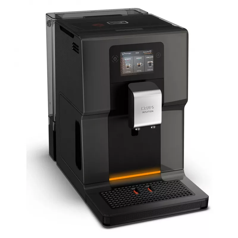 KRUPS Intuition Preference EA872B10 Vollautomatische Kaffeemaschine mit Cappuccino-Zubereiter, 15 bar, Schwarz
