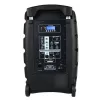 V-TONE BQ12 GO MP3 Aktiv-Lautsprecher 8 inch mit Akku, drahtlosem Mikrofon und Fernbedienung, Schwarz