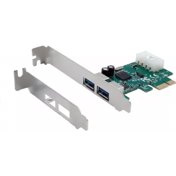 EXSYS EX-11042 PCIe USB 3.2 Gen 1 Karte mit 2 Ports NEC Chipsatz