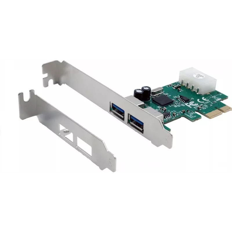 EXSYS EX-11042 PCIe USB 3.2 Gen 1 Karte mit 2 Ports NEC Chipsatz