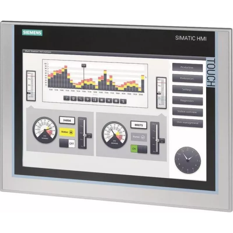 Siemens 6AV2124-0MC01-0AX0 TFT-Panel TP1200 12 Zoll HMI