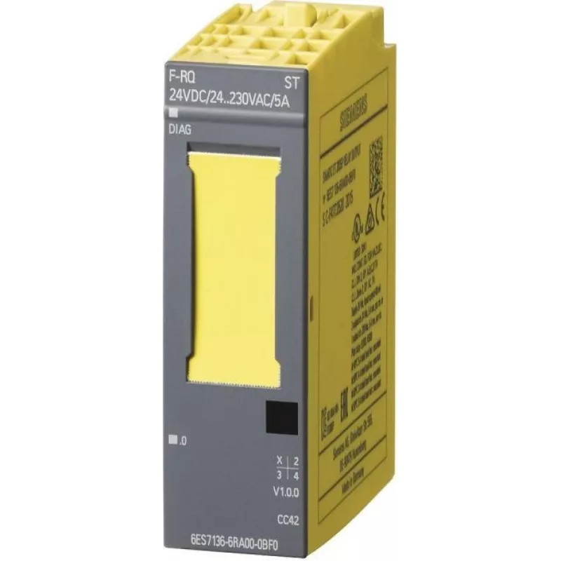 Siemens SIMATIC ET 200SP Digital Output Module 4x24VDC/2A 6ES7136-6RA00-0BF0