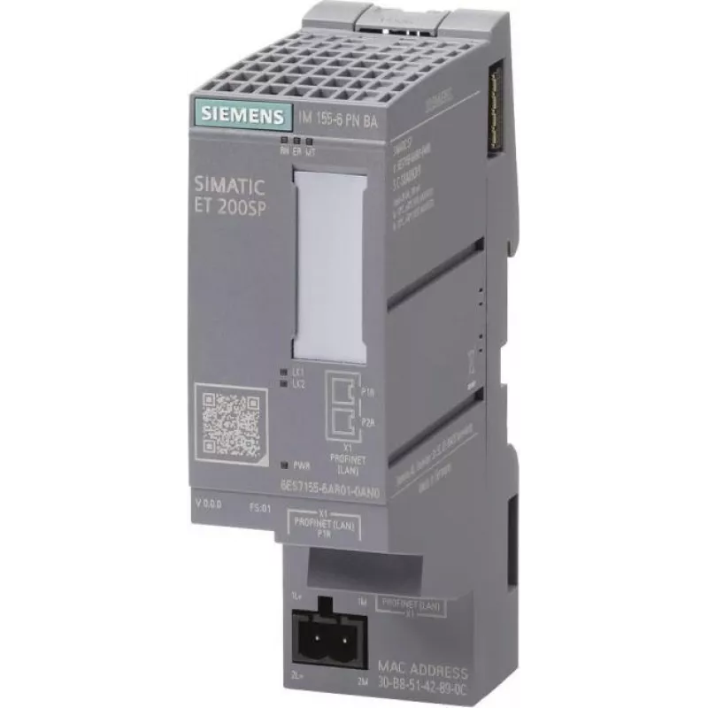 Siemens SIMATIC ET 200SP IM 155-6 PN BA Interface-Modul mit Server-Modul (6ES7155-6AR01-0AN0)