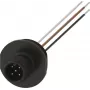 Siemens 3SY3128 Gerätestecker für Positionsschalter, 5-polig, Schraubanschlüsse, IP65, Schwarz/Grau