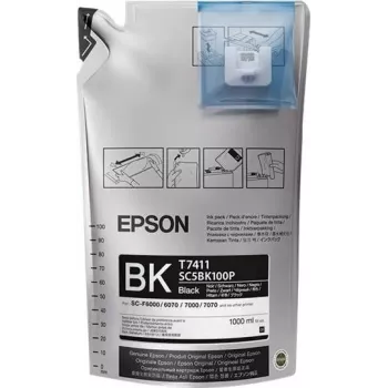 EPSON UltraChrome DS Black T741100 Tintenpack (1L x 6) - Original Sublimationstinte