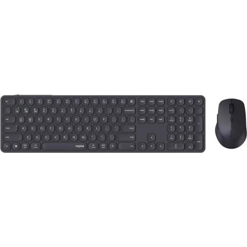 Rapoo E9810M Wireless Multi-Mode Desktop Set, QWERTZ, Dark Grey