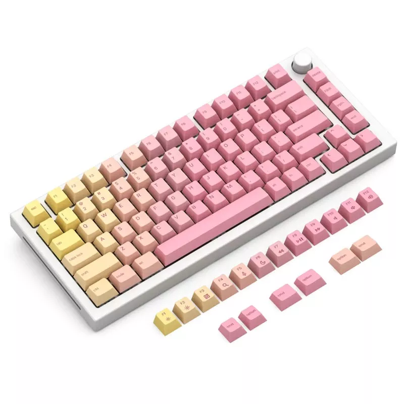 Glorious GPBT Keycaps - Pink Grapefruit (114 Tasten, Cherry-Profil, PBT, Dye-Sublimated)