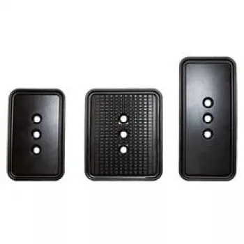 Asetek SimSports Forte Pedal Face Plates, Aluminium, 3-Piece Set