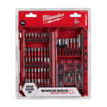 Milwaukee Shockwave Impact Duty Bohr- und Schraubset, 75-teilig