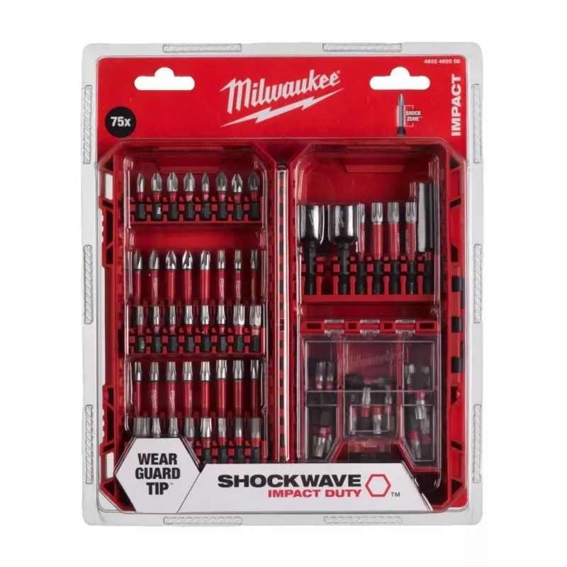 Milwaukee Shockwave Impact Duty Bohr- und Schraubset, 75-teilig