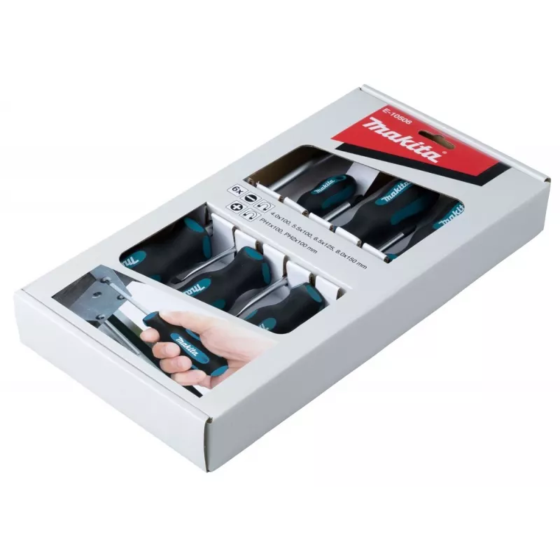Makita E-10506 47-teiliges Schraubendreher-Bit-Set mit magnetischem Bithalter