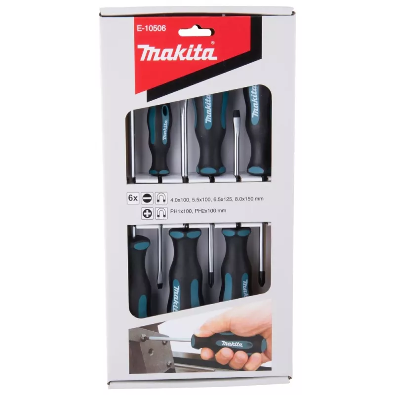Makita E-10506 47-teiliges Schraubendreher-Bit-Set mit magnetischem Bithalter