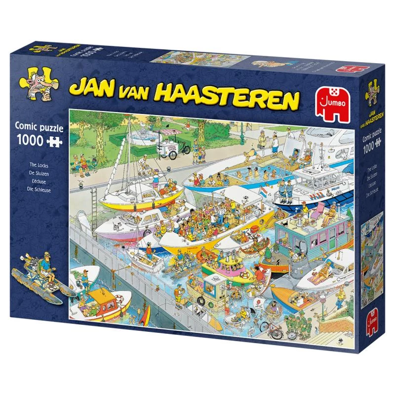 JUMBO SPIELE Jan van Haasteren The Locks 1000-teiliges Puzzle