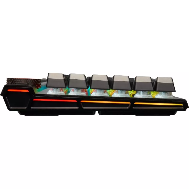 Corsair K100 RGB Gaming-Tastatur, CORSAIR OPX optisch-mechanische Switches, RGB LED, Schwarz