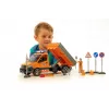 BRUDER MB Sprinter Municipal mit Licht- und Soundmodul, Orange, Maßstab 1:16