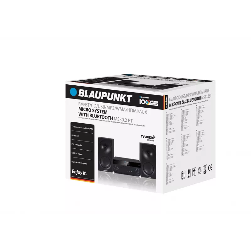 Blaupunkt MS30.2BT Bluetooth Mikrofon Schwarz