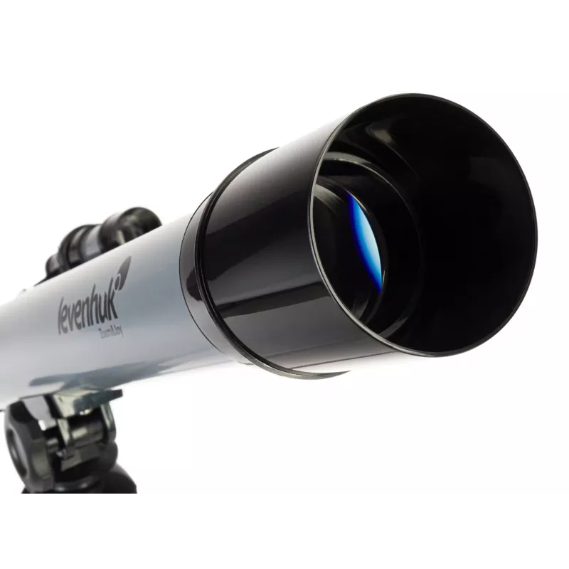 Levenhuk Blitz 50 Base Refraktor-Teleskop 100x Grau