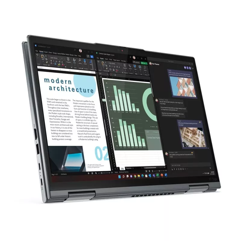 Lenovo ThinkPad X1 Yoga Gen 8 Intel Core i7-1365U Hybrid (2-in-1) 14 inch Touchscreen WUXGA 32 GB LPDDR5-SDRAM 512 GB SSD Wi-Fi 6E 4G LTE Windows 11 Pro Grau