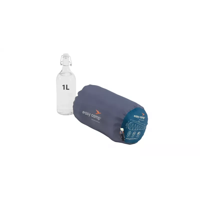 Easy Camp Starling Mummy Schlafsack 170x60x45 cm Blau Kinder Zwei-Wege Autolock-Reißverschluss