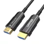 UNITEK HDMI 2.0 AOC 4K 60Hz 12m Active Optical Cable - Schwarz