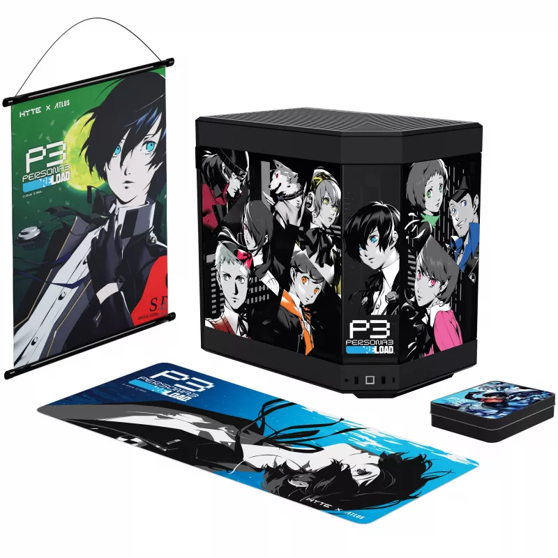 HYTE Y60 Persona 3 Reload Mid-Tower-Gehäuse, gehärtetes Glas, Dunkelblau/Schwarz