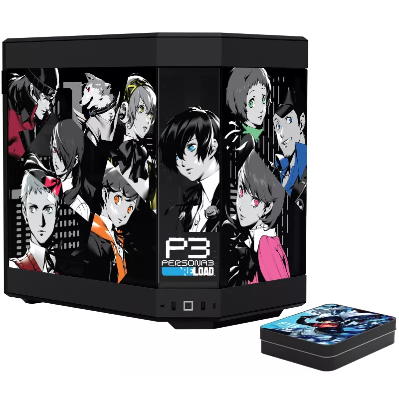 HYTE Y60 Persona 3 Reload Mid-Tower-Gehäuse, gehärtetes Glas, Dunkelblau/Schwarz