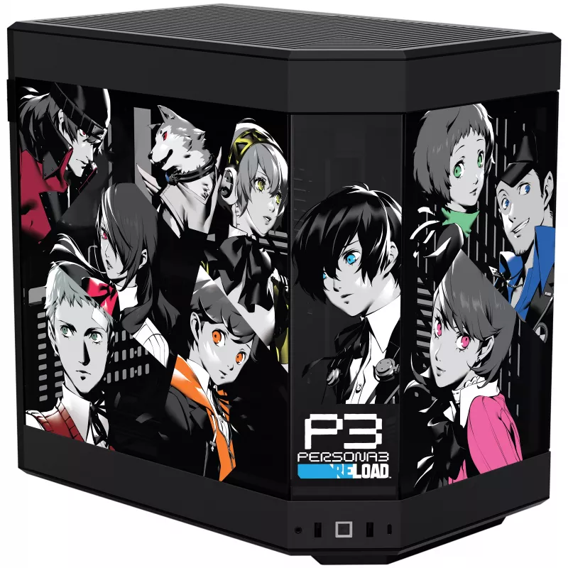 HYTE Y60 Persona 3 Reload Mid-Tower-Gehäuse, gehärtetes Glas, Dunkelblau/Schwarz