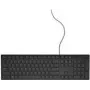 Dell KB216 Kabelgebundene USB-Tastatur - Dänisches QWERTY-Layout - Schwarz