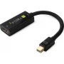 TECHLY Mini DisplayPort 1.4 auf HDMI 2.1 Adapter 8K 60Hz Schwarz