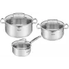 Tefal Duetto+ G719S674 6-teiliges Edelstahl-Kochgeschirr-Set
