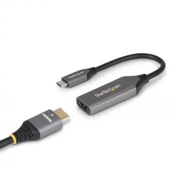 StarTech.com USB-C auf HDMI Adapterkabel - 24-polig USB-C Stecker auf HDMI Stecker - 2 m (6,5 ft) - 4K 60Hz - Schwarz