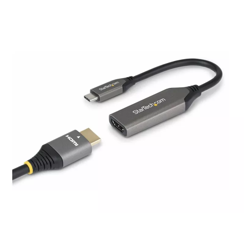 StarTech.com USB-C auf HDMI Adapterkabel - 24-polig USB-C Stecker auf HDMI Stecker - 2 m (6,5 ft) - 4K 60Hz - Schwarz
