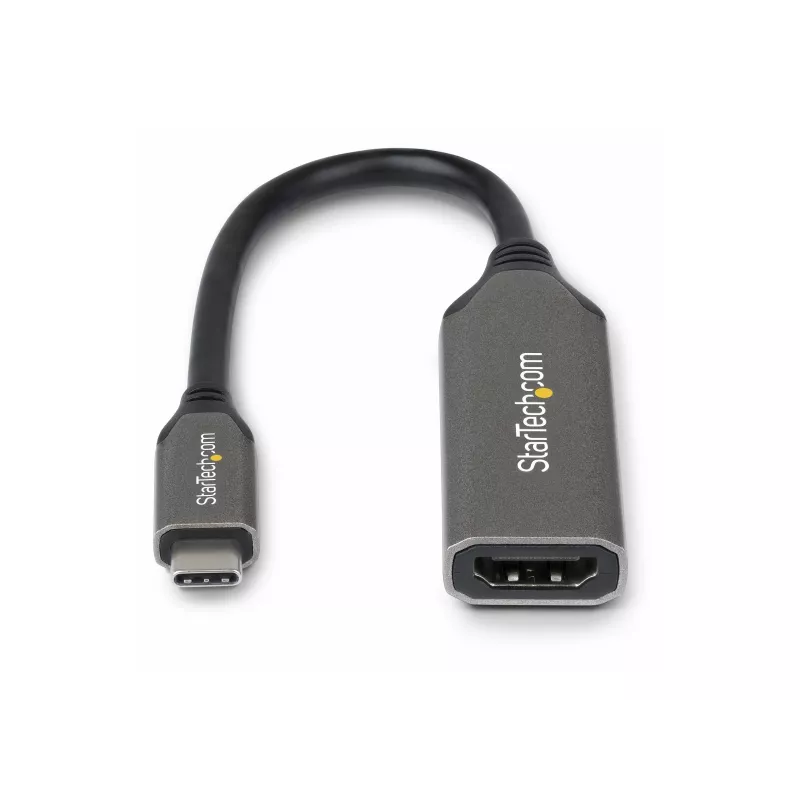 StarTech.com USB-C auf HDMI Adapterkabel - 24-polig USB-C Stecker auf HDMI Stecker - 2 m (6,5 ft) - 4K 60Hz - Schwarz
