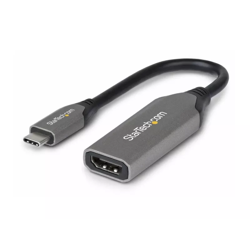 StarTech.com USB-C auf HDMI Adapterkabel - 24-polig USB-C Stecker auf HDMI Stecker - 2 m (6,5 ft) - 4K 60Hz - Schwarz