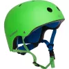 HUDORA Skater Helm Grün 51-55 cm mit LED-Licht
